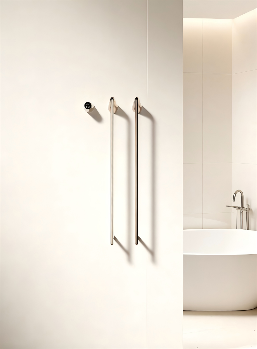 Heated towel rail 01