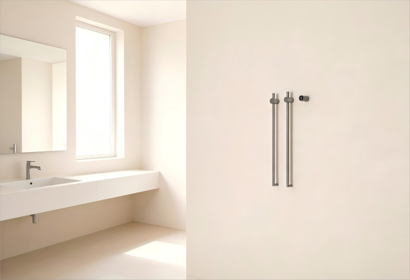 electronic towel rack gun grey 09