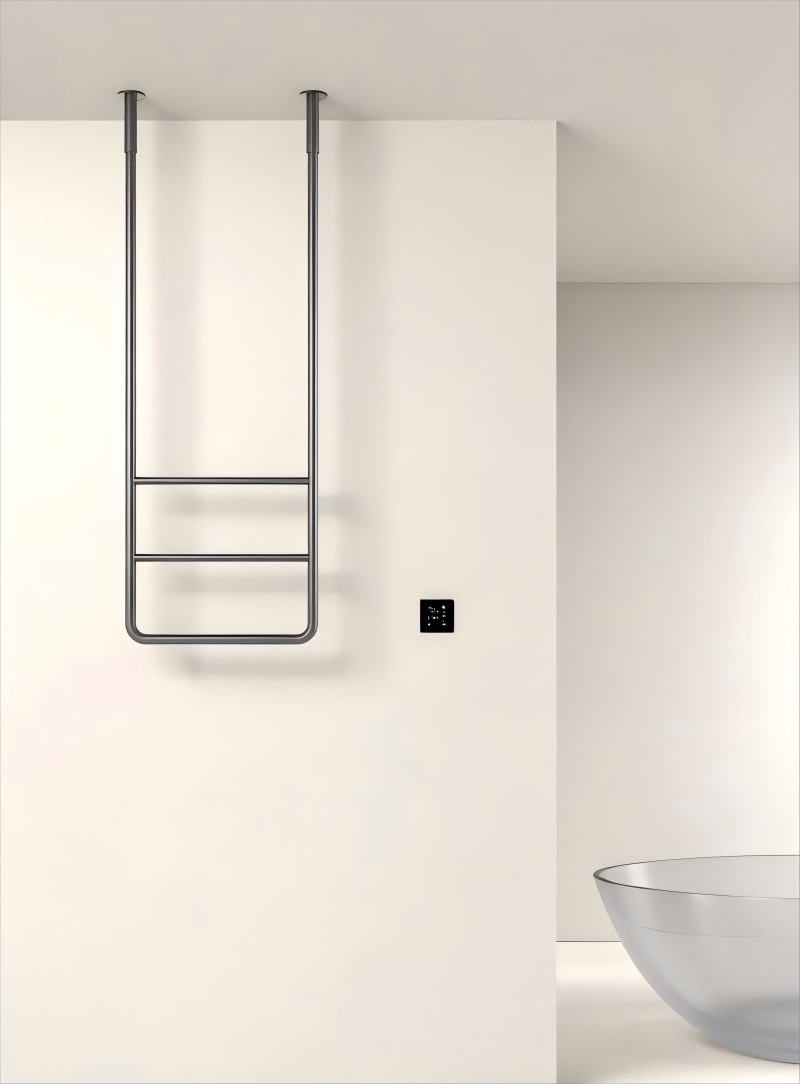 electronic towel rack gun grey 16